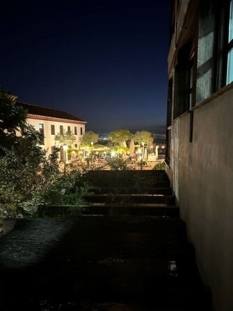 restaurante mirador de tato granada vista nocturna